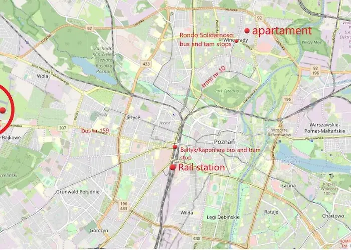 Lejlighed Paderewski Poznań